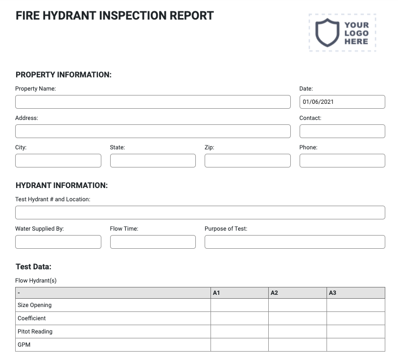 Docspace Hydrant Flow Test Report For Mobile Tablet PDF